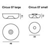 Foscarini Circus Large / Decken- / Wandlampe