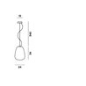 Foscarini Rituals 1 Susp E27 Hängelampe