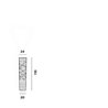Foscarini Tress Floor Medium Stehlampe