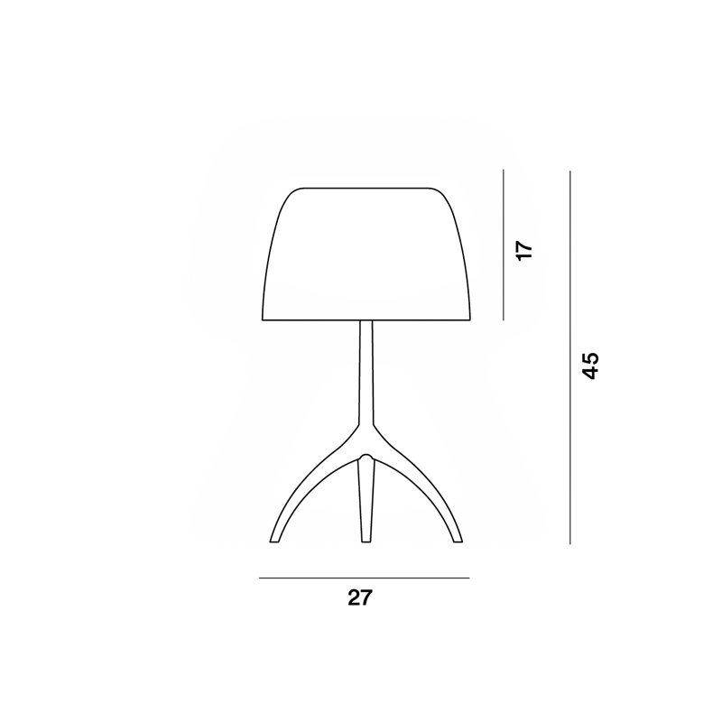 Foscarini Lumiere Nuances Large Dimmable Tischlampe