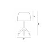 Foscarini Lumiere Nuances Large Dimmable Tischlampe