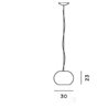 Foscarini Buds 3 Hängelampe