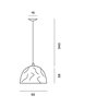 Foscarini Bump Frost Hängelampe