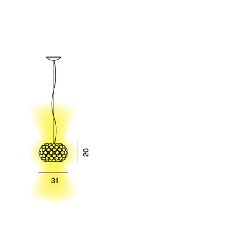Foscarini Caboche Plus Small Hängelampe