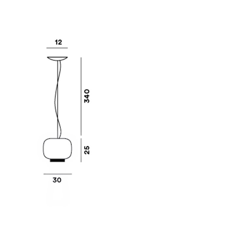 Foscarini Chouchin Reverse 3 Led lampe a suspension