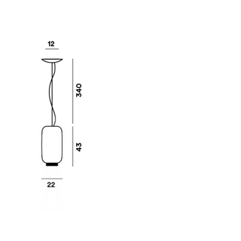 Foscarini Chouchin Reverse 2 lampe a suspension