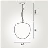 Foscarini Rituals XL E27 lampe a suspension