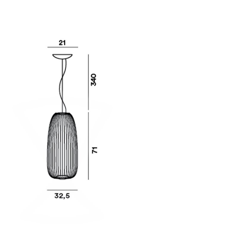 Foscarini Spokes 1 Hängelampe
