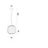 Foscarini Spokes 2 Midi lampe a suspension