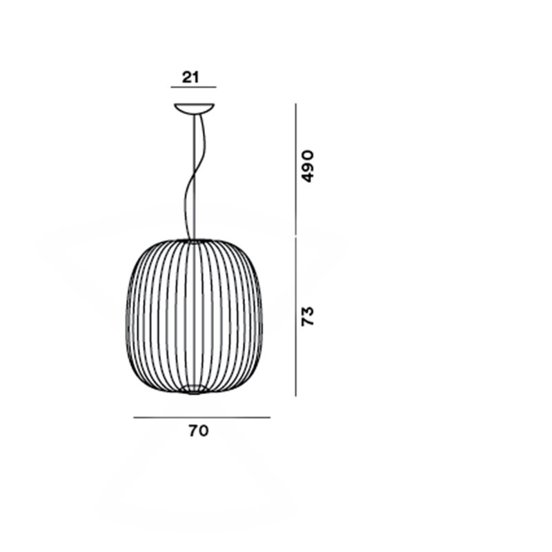 Foscarini Spokes 2 Large My Light Hängelampe