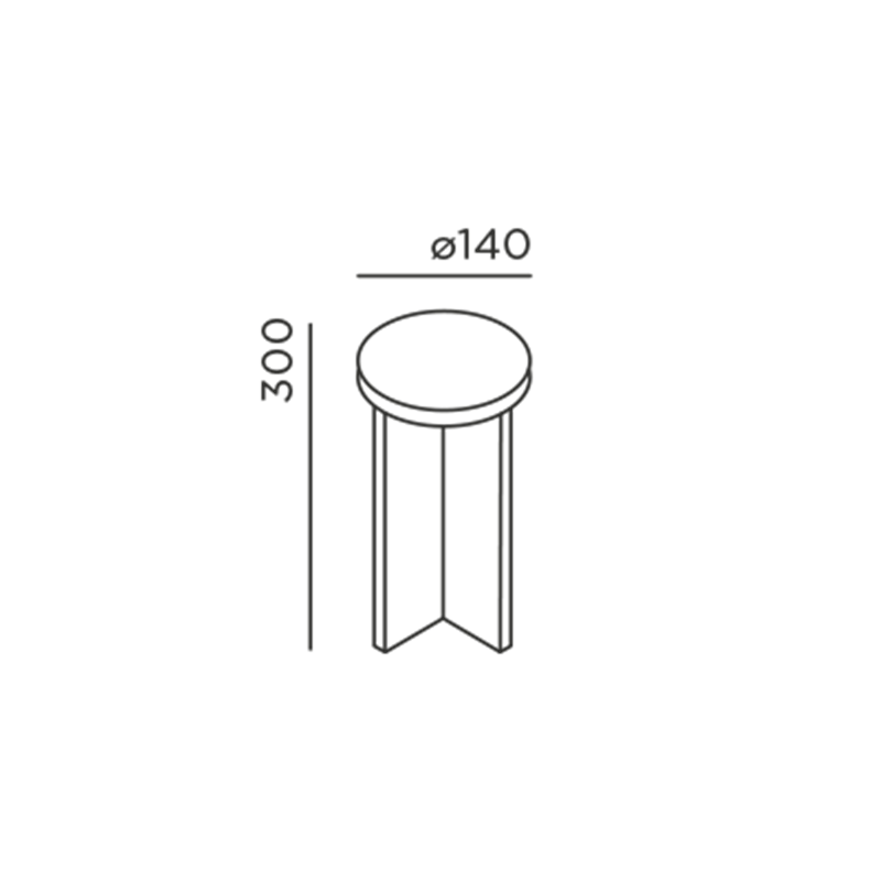 IP44 Mir R 30 Poller lampadaire