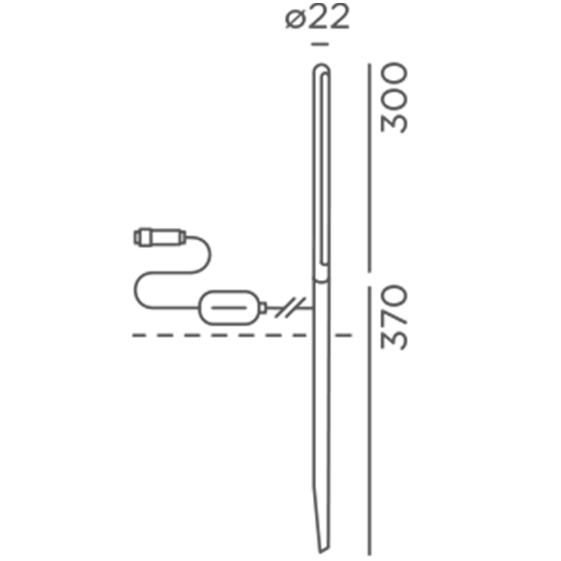 IP44 Kal S Connect Poteau de Jardin