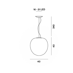 Foscarini Rituals Xl Susp. 10M Lampe A Suspension