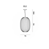 Foscarini Plass Media E27+Gu10 Susp. 10M Lampe A Suspension