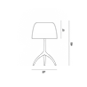 Foscarini Lumiere 30Th Piccola Table Lampe De Table