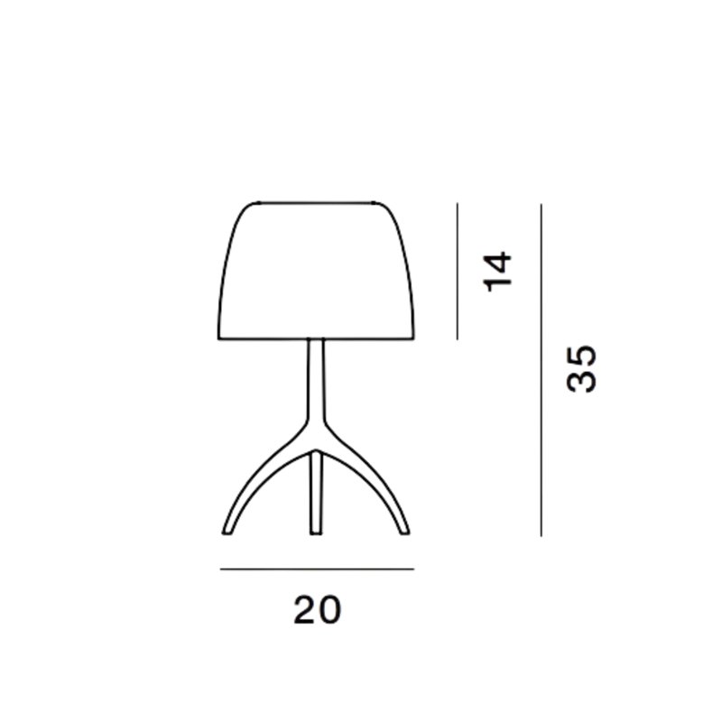 Foscarini Lumiere 30Th Grande Table Lampe De Table