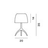 Foscarini Lumiere 30Th Grande Table Lampe De Table