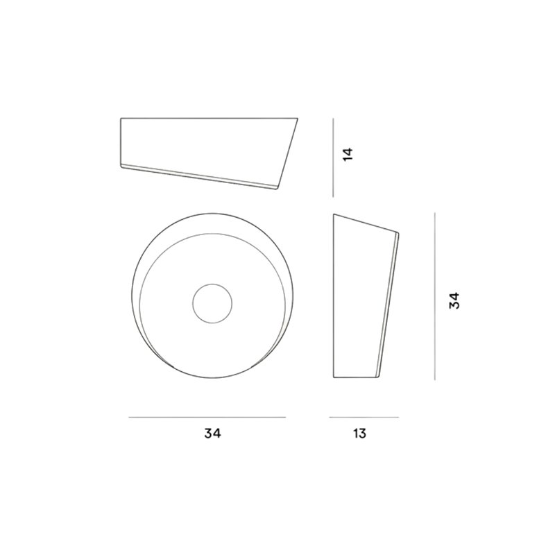 Foscarini Lumiere Xxl G9 Wall/Ceiling Plafonnier / Applique