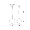 Foscarini Gregg Media Led Susp. 10M Lampe A Suspension