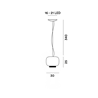 Foscarini Chouchin 3 Reverse Led Susp. 10M Lampe A Suspension