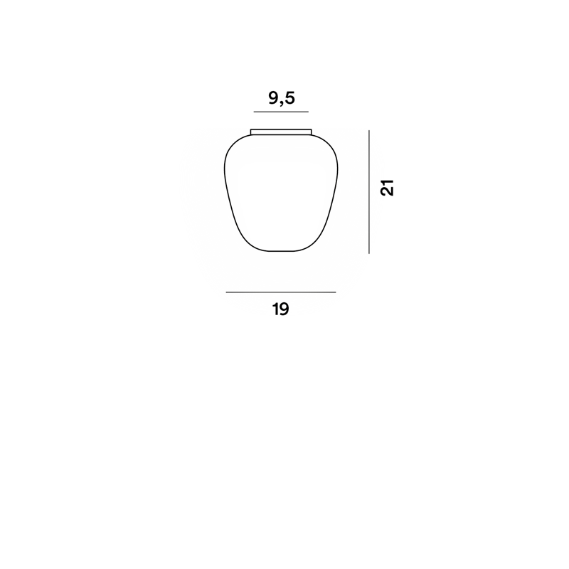 Foscarini Chouchin 3 Reverse Ceiling Plafonnier
