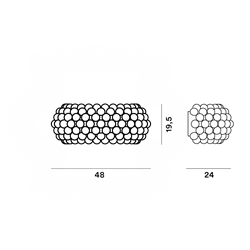 Foscarini Caboche Plus Media R7S Wall Applique