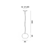Foscarini Buds 3 Susp. 10M Lampe A Suspension