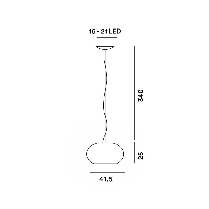 Foscarini Buds 2 Susp. 10M Lampe A Suspension