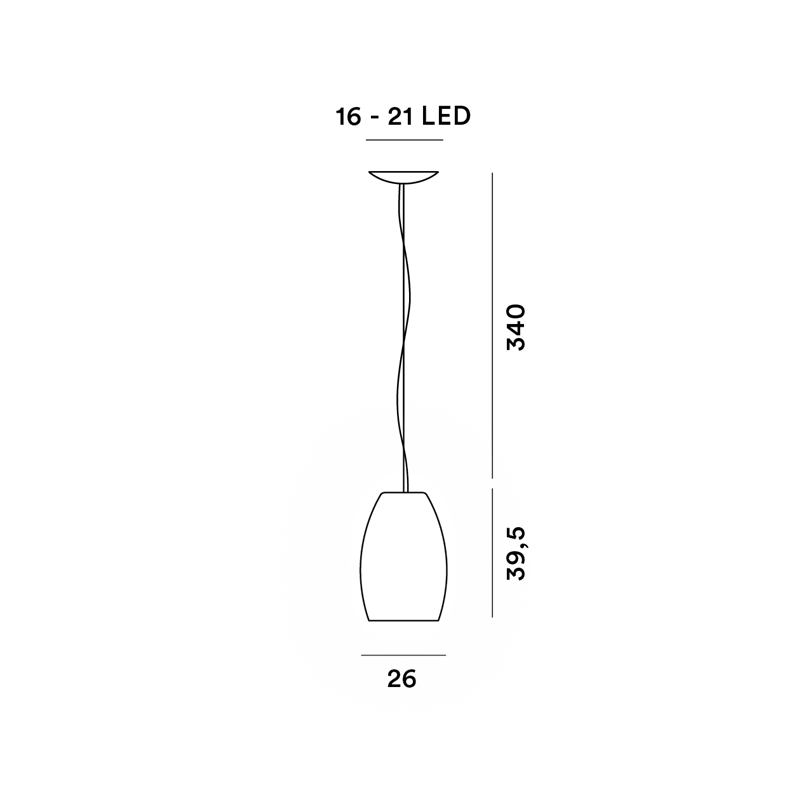 Foscarini Buds 1 Susp. 10M Lampe A Suspension