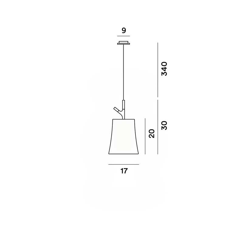 Foscarini Birdie Susp. Piccola 10M Lampe A Suspension