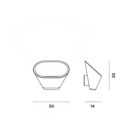 Foscarini Aplomb R7S Wall Applique