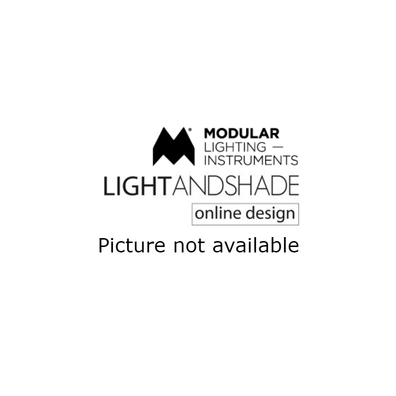 Modular Lighting Pista track 48V electrical/mechanical (recessed flange) connection 90° inside 
