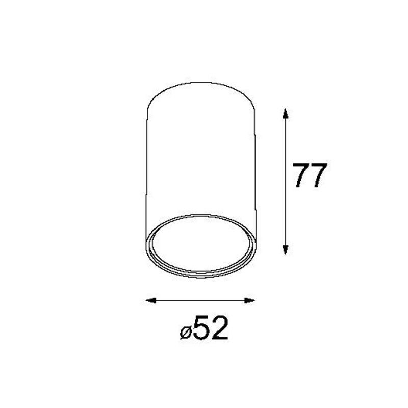 Modular Lighting Smart surface tubed 48 1x LED GE Deckenlampe