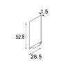 Modular Lighting Pista track 48V up/down endplates (2) 