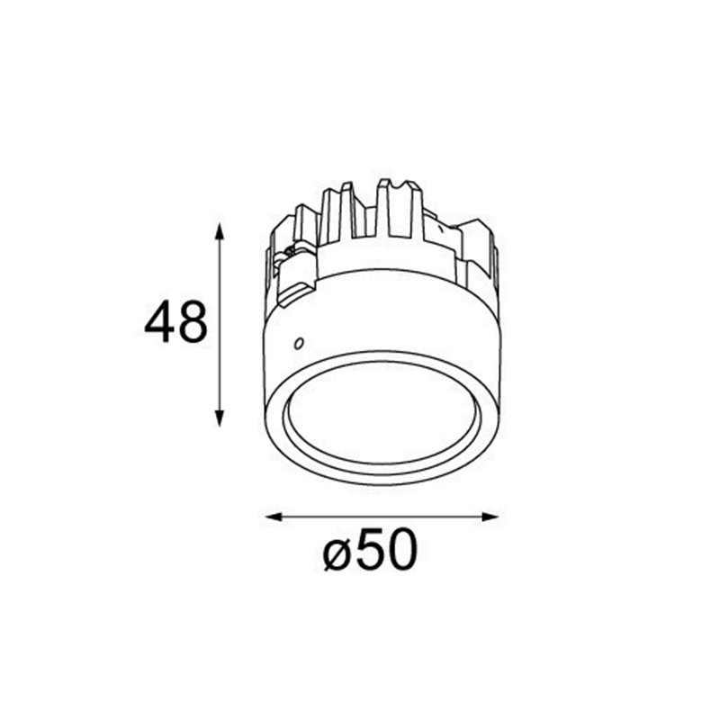 Modular M-LED 50 GE Spot encastré