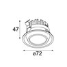 Modular M-LED 70 GE Spot encastré