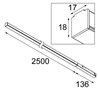 Modular Pista track 48V LED linear GI (2500mm) 