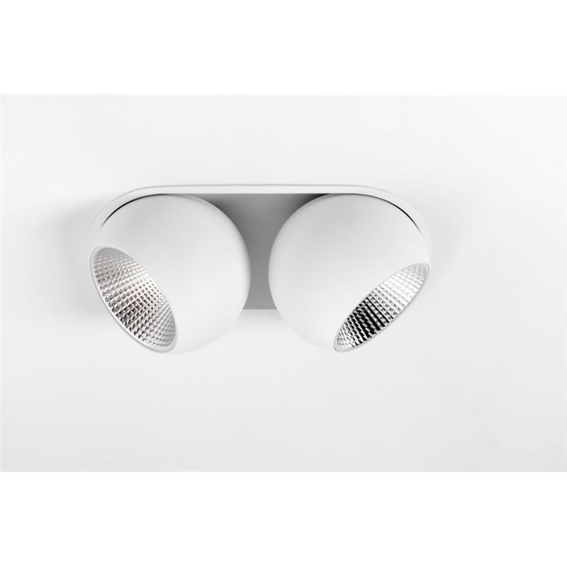 Modular Marbul recessed 115 2x LED warm dim GE Lumière encastrée