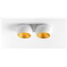 Modular Marbul recessed 115 2x LED warm dim GE Lumière encastrée