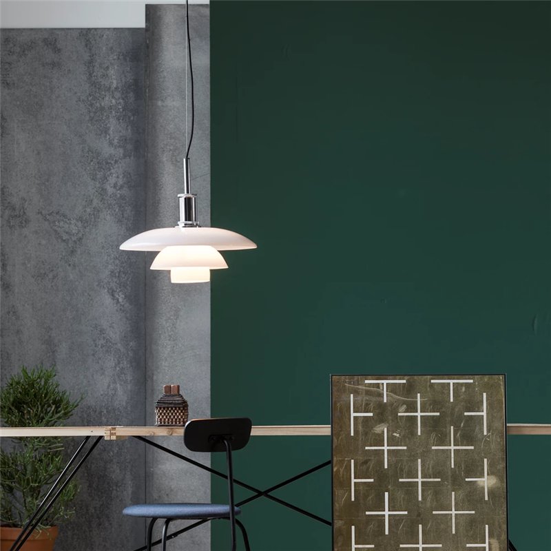 Louis Poulsen Ph 4½-4 Glass Pendant Suspension