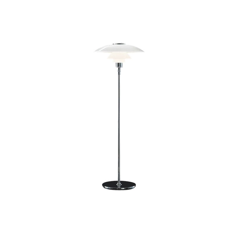 Louis Poulsen Ph 4½-3½ Glass Floor Lampe De Sol
