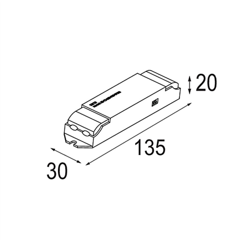 Modular LED Driver Constant Current Deep Dim DALI 350-700mA 12W