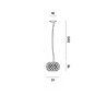 Foscarini Caboche Plus Piccola Susp. 10M Lampe A Suspension