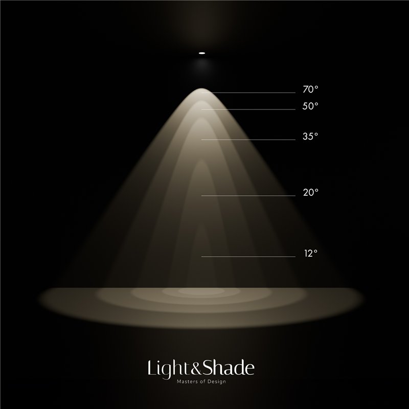 Modular M-LED 50 GE Spot encastré