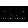 Vibia Algorithm 14X Lineal lampe a suspension