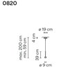 Vibia Algorithm 1X lampe a suspension