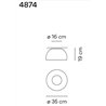 Vibia Duo 35 plafonnier