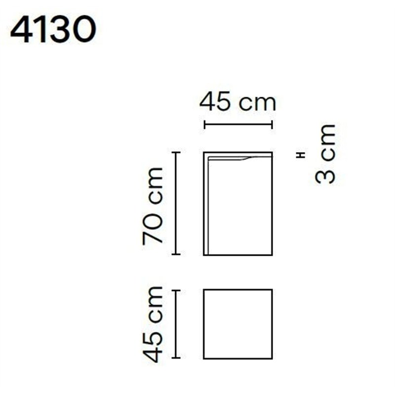 Vibia Empty 70 lampadaire extérieurs