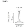 Vibia Flamingo 1X lampe a suspension