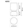 Vibia Ghost 88 lampe de table